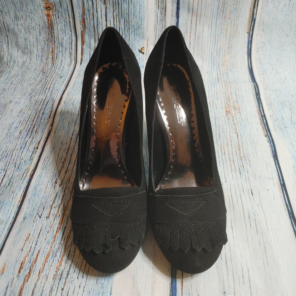 BCB Girls Black Heels Size 9B BG Indianna